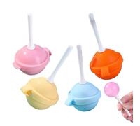 Lollipop Molds Silicone, Non-Stick Silicone Reusable, 4 Pezzi Gummy Mould, Easy Release Mold Tool For Making Lollipops Chocolate Candy Jellies