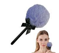 Lollipop secco in polvere, sfogliare la polvere, strumento per il trucco con applicatore per spolverare maniglia marshmallow per la pelle sensibile da viaggio donne usi quotidianamente