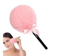 Lollipop secco in polvere, sfogliare la polvere, strumento per il trucco con applicatore per spolverare maniglia marshmallow per la pelle sensibile da viaggio donne usi quotidianamente