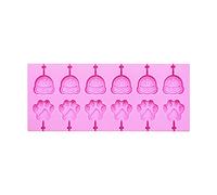 Lollipop Silicone Carino Animali Frutta Fiore Modello Fatto in Casa Bambini Lollipop 12/66 PCS Senza Stick Stampi per Hard Candy Kit (senza Bastoncini) Bastoncini Siliconehard Candy Animal Folwer