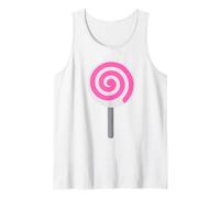Lollipop Sucker Lollypop Costume Rosa per Candy Lover Canotta
