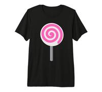 Lollipop Sucker Lollypop Costume Rosa per Candy Lover Maglietta Premium