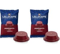 Lollo Caffè Box Capsule PassioneMito* Miscela Classica 100 (Confezione da 2)