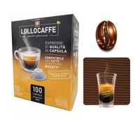 Lollo Caffè – Capsule compatibili Bialetti – Miscela Classica – Alluminio – 100 capsule Lollo Caffè – Capsule compatibili Bialetti – Miscela Classica – Alluminio – 200 capsule