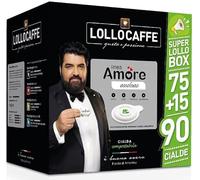 Lollo Caffe' Cialde Compostabili Linea Amore Assoluto Box 90 Cialde 675g