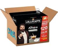Lollo Caffe' Cialde Compostabili Linea Amore Assoluto Formato Maxi Convenienza 120 Cialde 900g con Portachiavi CAIYA®