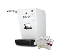 Lollo Caffè - Lollina Plus Macchina da caffè a cialde ESE 44 mm con 40 cialde - Bianca