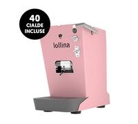 LOLLO CAFFE` NUOVA LOLLINA+ (ROSA) - MACCHINA CAFFE` ESPRESSO A CIALDE + 40 CIALDE MISCELA ORO