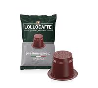 Lollo Caffè Passione Espresso, Miscela Argento - 1000 (10 x100) Capsule - Compatibili con le Macchine ad uso domestico Nespresso*