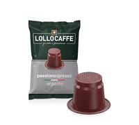 Lollo Caffè Passione Espresso, Miscela Argento - 1000 (10 x100) Capsule - Compatibili con le Macchine ad uso domestico Nespresso*
