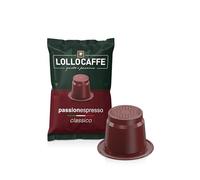 Lollo Caffè Passione Espresso, Miscela Classica- 200 Capsule (2x100) - Compatibili con le Macchine ad uso domestico Nespresso*