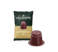 Lollo Caffè Passione Espresso, Miscela Oro- 100 Capsule - Compatibili con le Macchine ad uso domestico Nespresso*