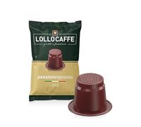 Lollo Caffè Passione Espresso, Miscela Oro - Arabica - 400 (4x100) Capsule - Compatibili con le Macchine ad uso domestico Nespresso*