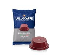 Lollo Caffè Passione Mito, Miscela Argento - 400 (4x100) Capsule - Compatibili con le Macchine ad uso domestico Lavazza* A Modo Mio*