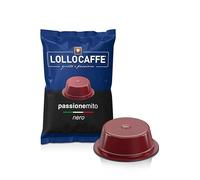 Lollo Caffè Passione Mito, Miscela Nera - 400 (4x100) Capsule - Compatibili con le Macchine ad uso domestico Lavazza* A Modo Mio*
