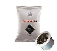 Lollo Caffè Passione Piu, Miscela Nera- 100 Capsule - Compatibili con le Macchine ad uso domestico Uno System*