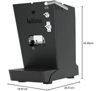 Lollo MACCHINA DA CAFFE' LOLLO CAFFE' LOLLINA BASIC NERO + BOX 40 CIALDE LOLLO