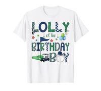 Lolly Del Compleanno Ragazzo Buco In Un Amante Di Golf Maglietta