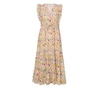 Lollys Laundry Abito 'Samo' beige / giallo / rosa / rosso Donna - Abbigliamento - Taglie comode - Abiti - Abiti camicia Lollys Laundry 40