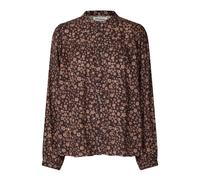Lollys Laundry - Camicia a Maniche Lunghe Mokka Scuro - - Blouses & Shirts - Donna - Multicolore - XL