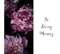 Lollys Publishi In Loving Memory Funeral Guest Book, Celebrat (Copertina rigida)
