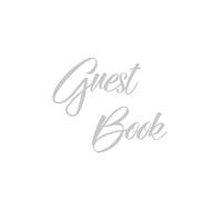 Lollys Publishi Silver Guest Book, Weddings, Anniversary, Par (Copertina rigida)