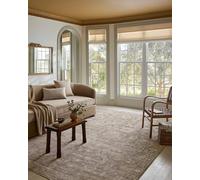 Loloi Magnolia Home by Joanna Gaines Pace Collection PAC-03 Tappeto grigio talpa/grano, 25,4 x 25,4 cm