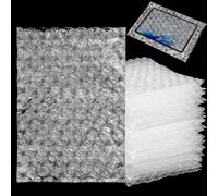 LOLYSIC 200 Pezzi Pluriball Imballaggio 10 x15 CM,Plastica Pluriboll,sacchetti a bolle d'aria,per Carta Imballaggio Bolle per Imballaggio Oggetti Fragili Trasloco