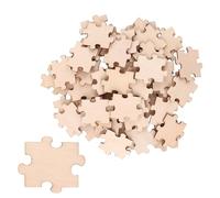 LOLYSIC 200 puzzle in legno Blanko, mini puzzle, puzzle da personalizzare 4,5 x 3,8 cm, puzzle da dipingere per bambini, artigianato fai da te, libro degli ospiti delle feste, puzzle di nozze