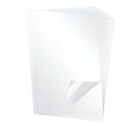 LOLYSIC 50 fogli di acetato trasparente A3, ad asciugatura rapida, per stampanti a getto d'inchiostro, proiettori a getto d'inchiostro, stampanti laser, serigrafe, 420 x 297 x 0,1 mm