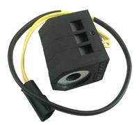 LOM Accessories 220-5/215/225 Pilot Solenoid Valve Safety Lock Solenoid Coil DC12V DC24V(DC24V-01)(Dc24v-01)