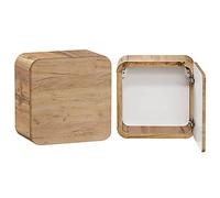 Lomadox Armadietto da bagno a 1 porta, decorazione in rovere wotaneo, 35 x 35 x 20 cm