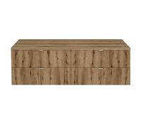 Lomadox Lavabo doppio da bagno, 160 cm, in rovere, profondità ridotta (40 cm)