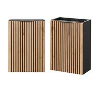 Lomadox Mobile sottolavabo, 40 cm, mobiletto sottolavabo, mobiletto da bagno, porta in legno di quercia, 40 x 57 x 22 cm