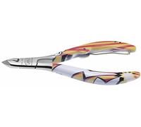 Lombard Cutlery BLUE FARM | Tronchese pelle cm 10 taglio 5 mm - decoro COMIC 3