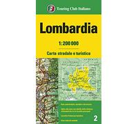 Lombardia 1:200.000. Carta stradale e turistica. Ediz. multilingue