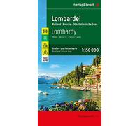 Lombardia. Milano, Brescia 1:150.000: Mailand - Brescia - Oberitalienische Seen, mit Infoguide, Top Tips: AK 0632