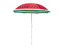 Fraschetti Ombrellone da Spiaggia Frutta Cocomero Reclinabile 180 cm Telo Poliestere con Custodia