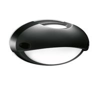 Plafoniera Lombardo Airy ovale nera E27 IP54 LB82322