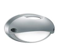 Plafoniera Lombardo Airy ovale grigia E27 IP54 LB8232G