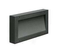 Lombardo LUCE SEGNAPASSO LED KOI 220, 9W, 1300 LUMEN, COLORE LUCE BIANCO NATURALE 4000K, COLORE SCOCCA GRIGIO ANTRACITE, LOM LL121010N