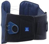 LombaStab - Cintura di supporto lombare con 2 girovita 60-80 cm, altezza 21 cm