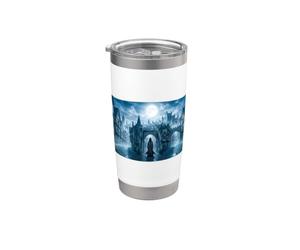 L'ombra incappucciata appare su Midnight Streets mostro horror Bicchiere termico in acciaio inox doppia parete