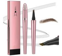 lomdung 3D Matita Sopracciglia Waterproof, Matita Microblading Sopracciglia, Penna Sopracciglias Effetto Pelo, Crea Sopracciglias Dall'aspetto Naturale Senza Sforzo(Marrone)