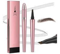 lomdung 3D Matita Sopracciglia Waterproof, Matita Microblading Sopracciglia, Penna Sopracciglias Effetto Pelo, Crea Sopracciglias Dall'aspetto Naturale Senza Sforzo(Marrone Nero)