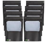 lomdung 8 Pezzi Sacchetto Salvafreschezza con Controllo Dell'umidità, Conservare Sacchetti Saldatura e Zip, Nero Sacchetto Salvafreschezza con Finestra di Visualizzazione, per Conservare, Fermentare