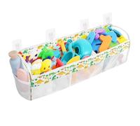lomdung Contenitore per Giocattoli da Bagno, Organizer per Giocattoli con 3 Scomparti da Bagno, Dinosauro Organizer per Giocattolis da Bagnos, Grande Capacità, Design Rete, per Vasca da Bagnos