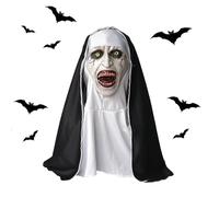 lomdung Halloween Maschera Nun, Maschere Spaventose in Lattice, Maschera di Nun per Halloween Cosplay Costume Party Props, per Cosplay, Festa in Costume e Travestimento
