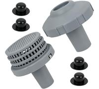 LOMGDOVC Set di collegamento per piscina da 32 mm per ingresso e filtro | Connettore filtro per piscina, adattatore da 32 a 38 mm. Compatibile con Intex, adatto per piscine fuori terra e piscine