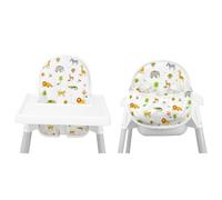 Lomgwumy Per Cuscino Seggiolone IKEA, Per Cuscino Antilop, Con Borsa Per Sedia, Per Seggiolone IKEA Antilop, Cotone Antiscivolo, Morbido, Per Una Seduta Più Confortevole (Animali Della Foresta)